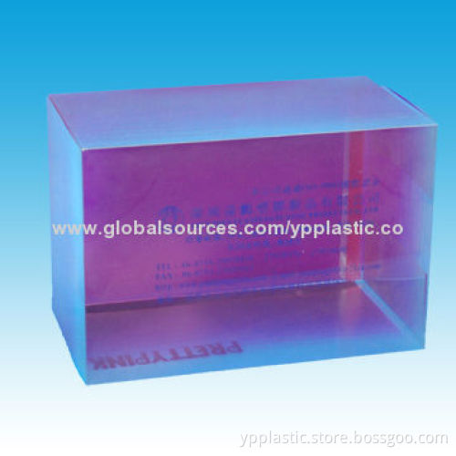 Plastic Printing Packaging Box, 0.2-0.8mm Thickness Range, Customized Designs and Sizes Available